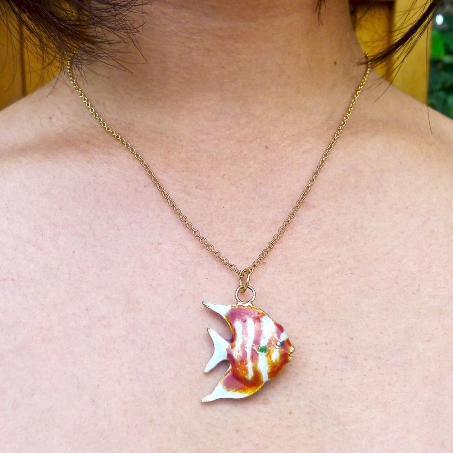 Estate Sarah Hendler Necklaces | Tropical Fish Pendant