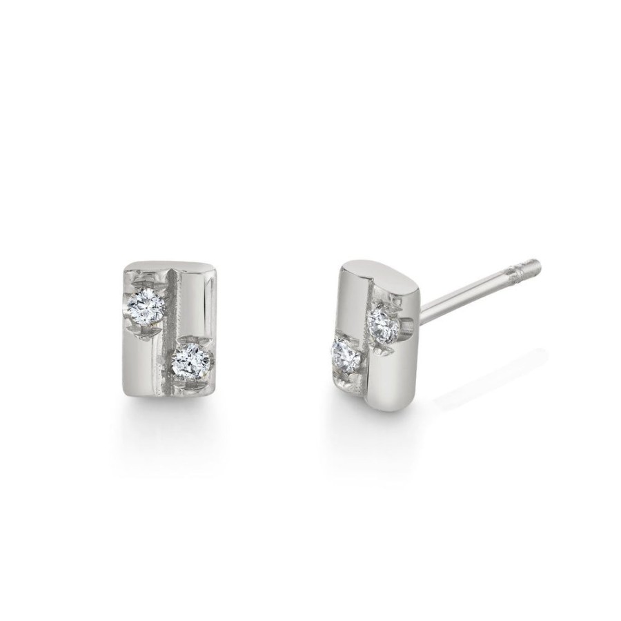 Fine Sarah Hendler Signature | Mini Crossroad Studs