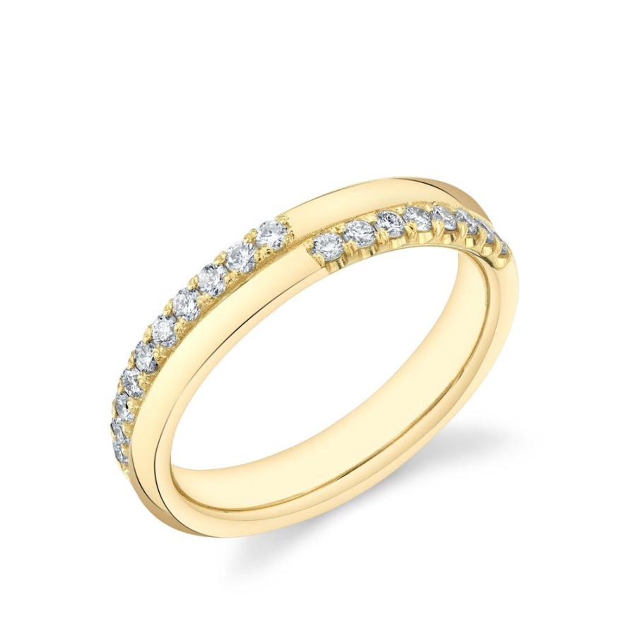 Bridal Sarah Hendler Wedding Bands | Crossroads Ring - Diamond