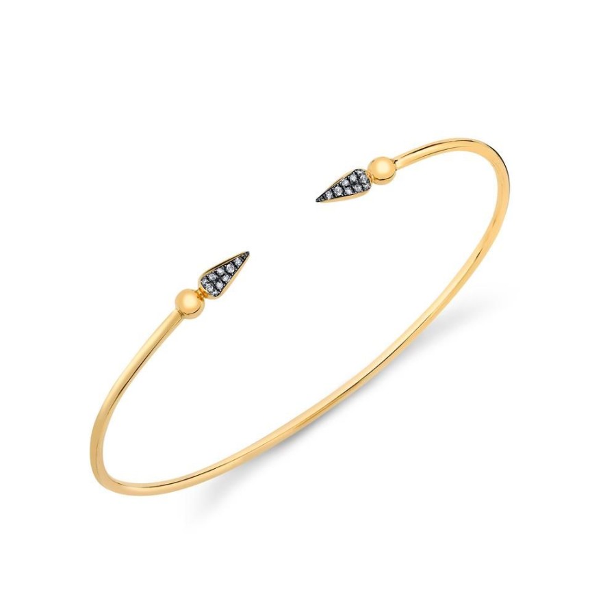 Fine Sarah Hendler Bangles | Pave Spear Shirley Bangle - Diamond