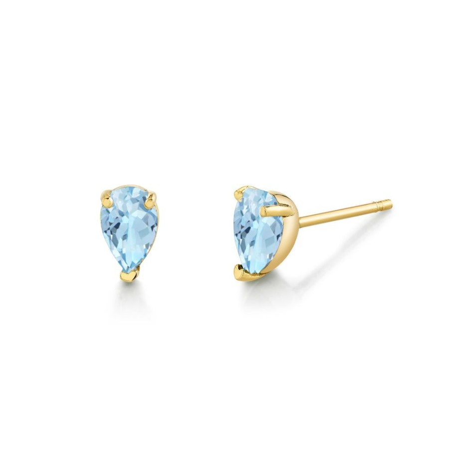 Bridal Sarah Hendler Studs & Hoops | Pear Gemstone Studs