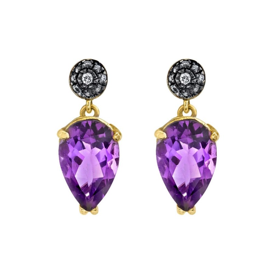 Fine Sarah Hendler Statement | Upper East Side Earrings - Diamond