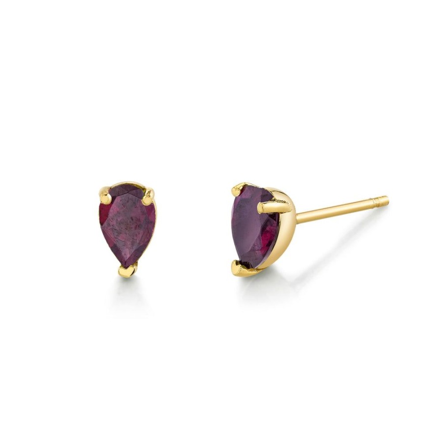 Fine Sarah Hendler Signature | Pear Gemstone Studs