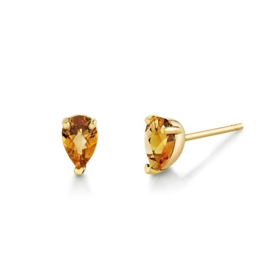 Fine Sarah Hendler Signature | Pear Gemstone Studs