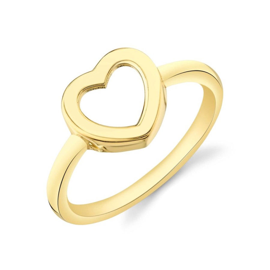 Estate Sarah Hendler Rings | Mini Open Heart Ring