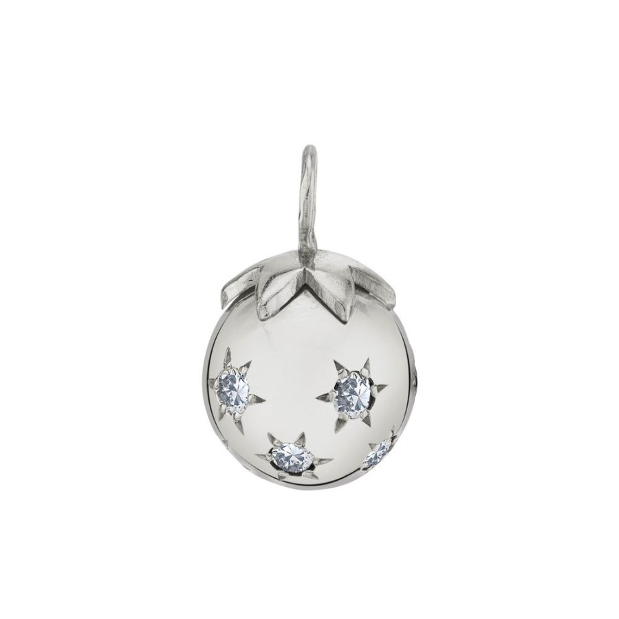 Fine Sarah Hendler Charms | Large Ethel Ball Charm - Diamond