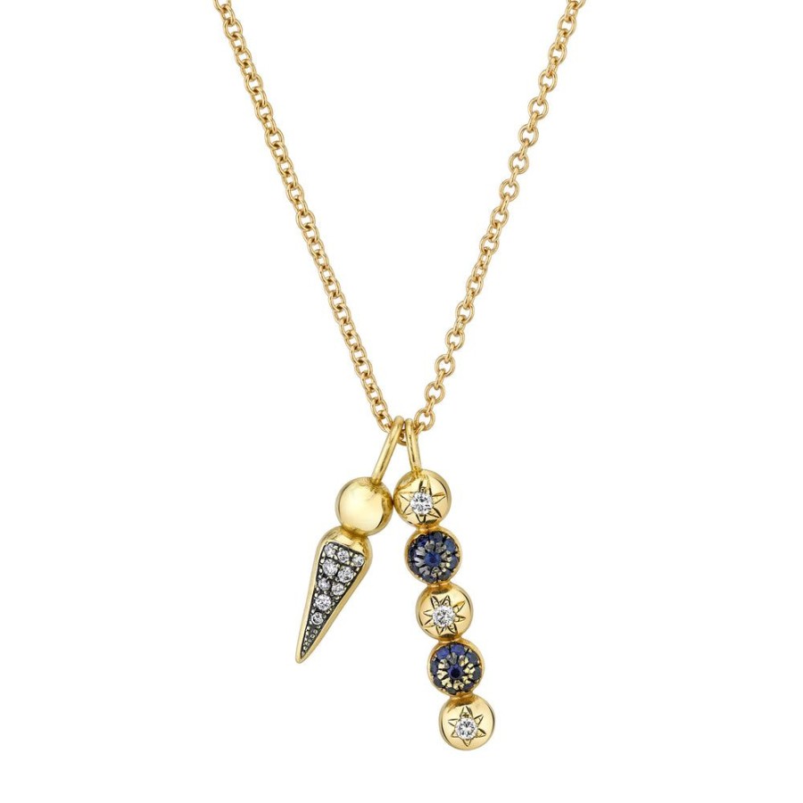 Fine Sarah Hendler Pendants | Dynamic Duo Necklace