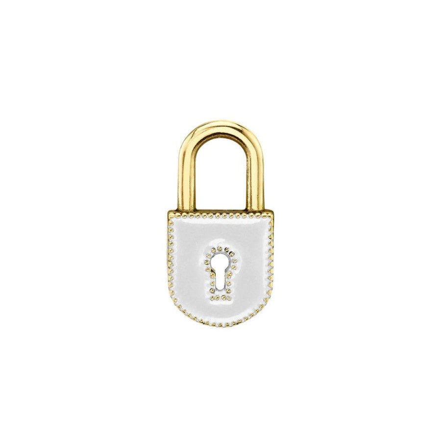 Bridal Sarah Hendler Charms | Small Enamel Lock Charm