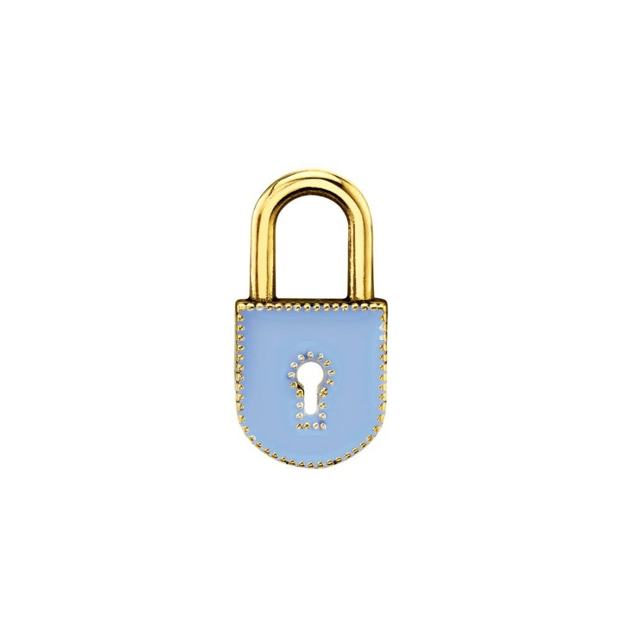 Bridal Sarah Hendler Charms | Small Enamel Lock Charm