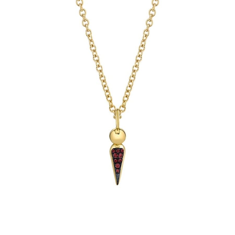 Fine Sarah Hendler Pendants | Pave Spear Tip Pendant Necklace