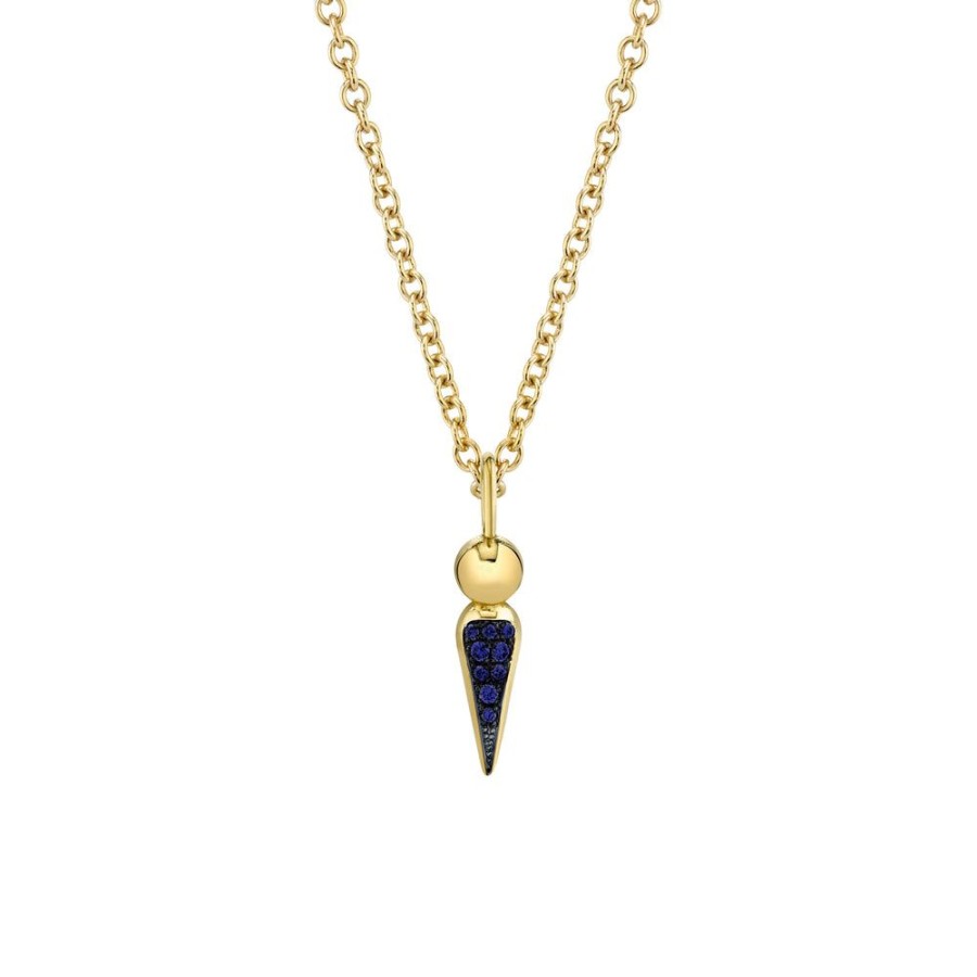 Fine Sarah Hendler Pendants | Pave Spear Tip Pendant Necklace