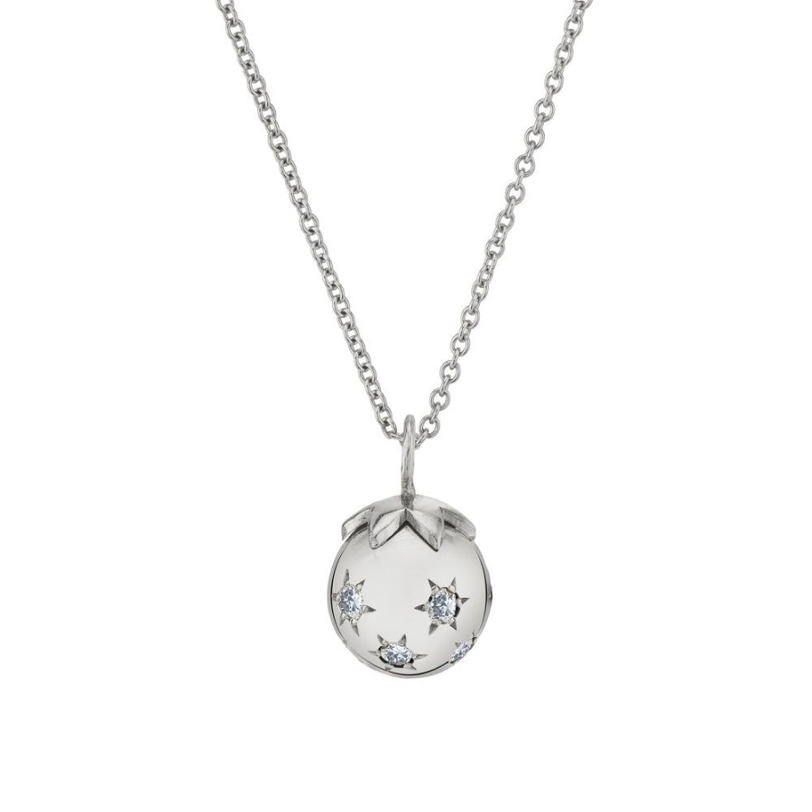 Bridal Sarah Hendler Pendants | Large Ethel Ball Necklace - Diamond