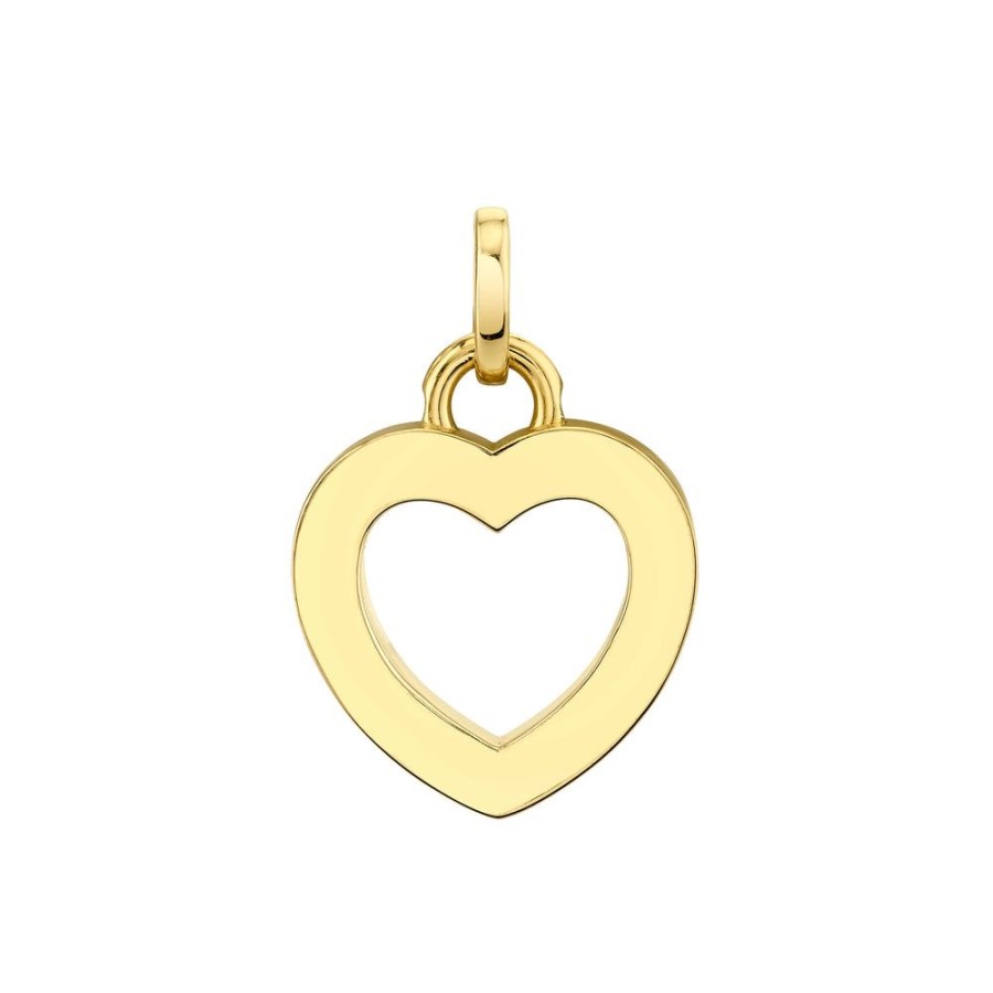 Estate Sarah Hendler Charms | Open Heart Charm With Charm Clip