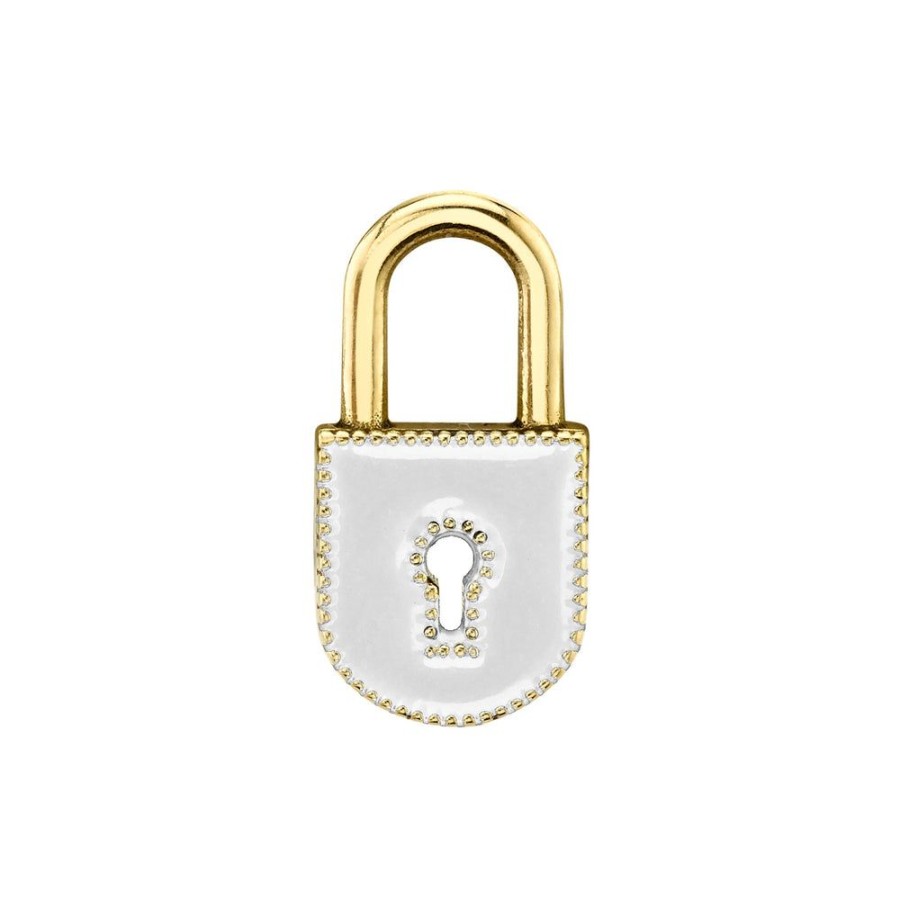 Bridal Sarah Hendler Charms | Large Enamel Lock Charm