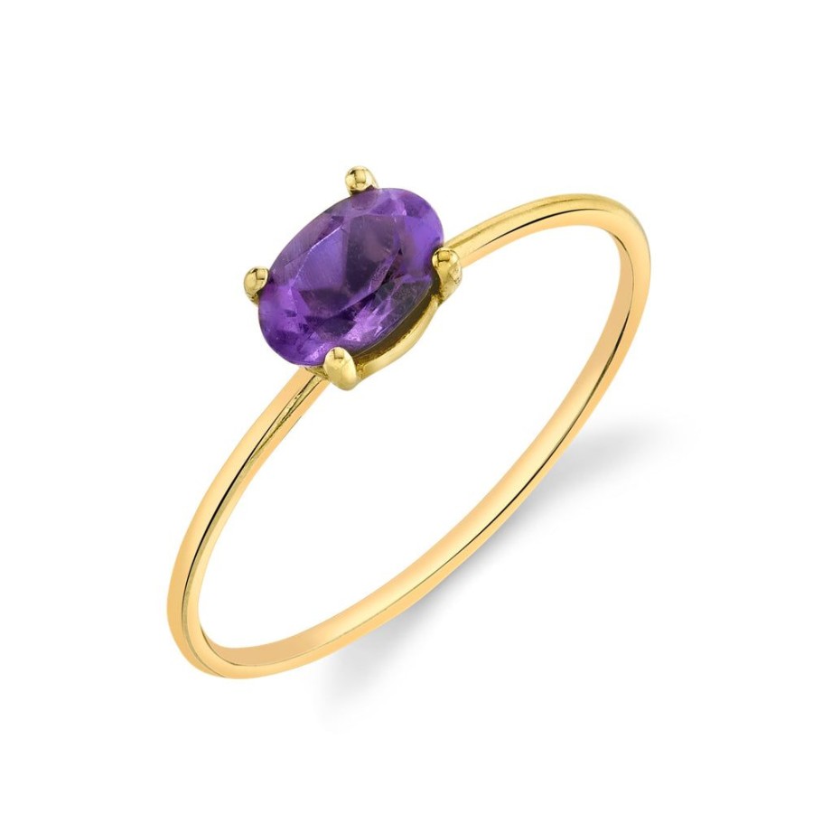 Fine Sarah Hendler Stackers | Mini Oval Stacking Ring