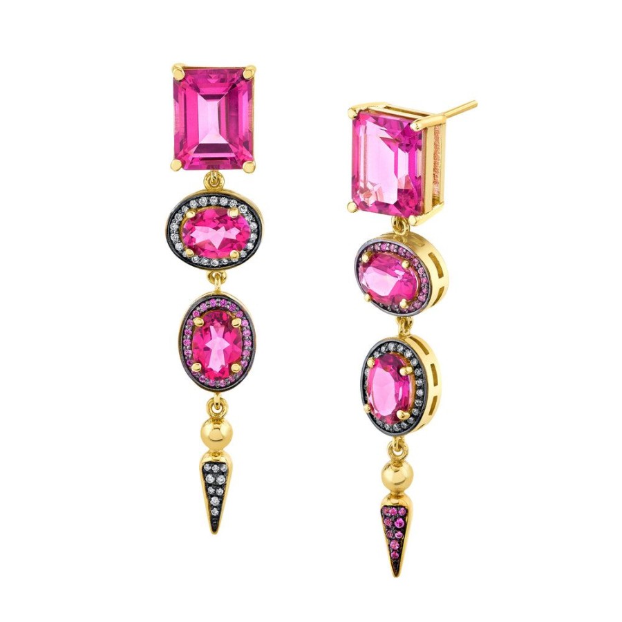 Fine Sarah Hendler Statement | Shirley Spear Cocktail Earrings