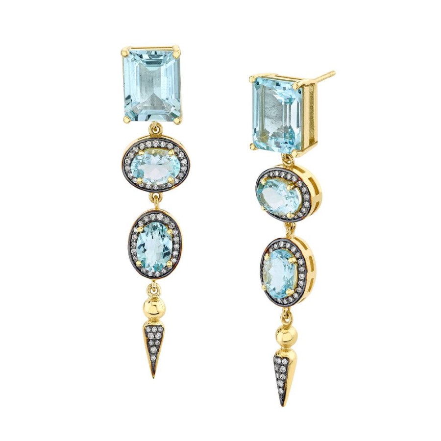 Fine Sarah Hendler Statement | Shirley Spear Cocktail Earrings