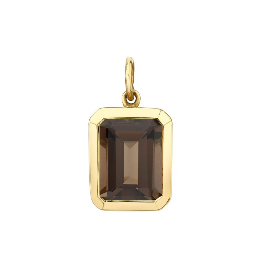 Fine Sarah Hendler Charms | Bezel Set Emerald Cut Charm