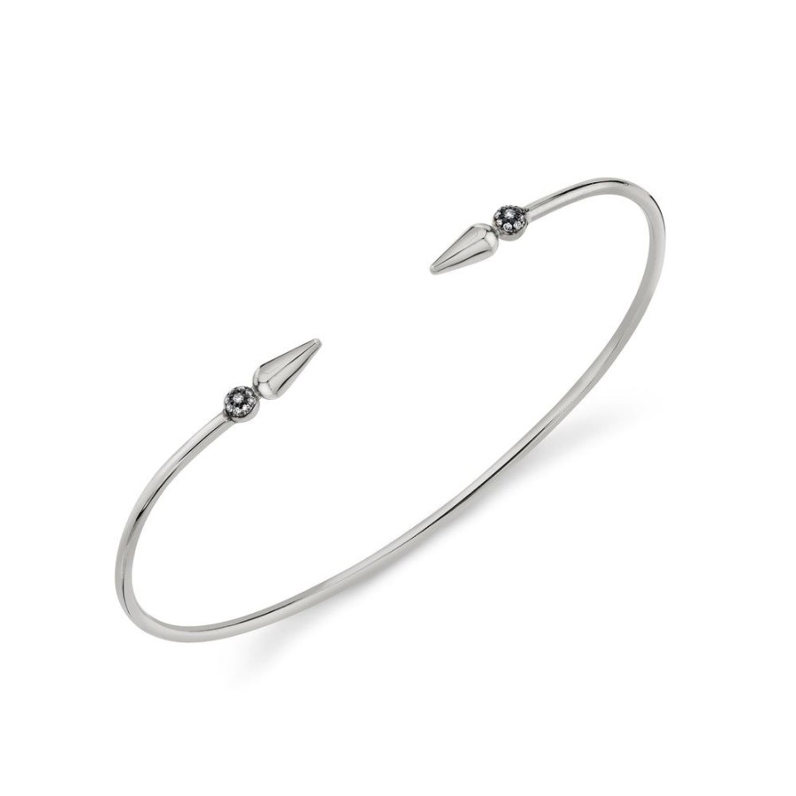 Bridal Sarah Hendler Bangles | Pave Center Shirley Spear Bangle - Diamond