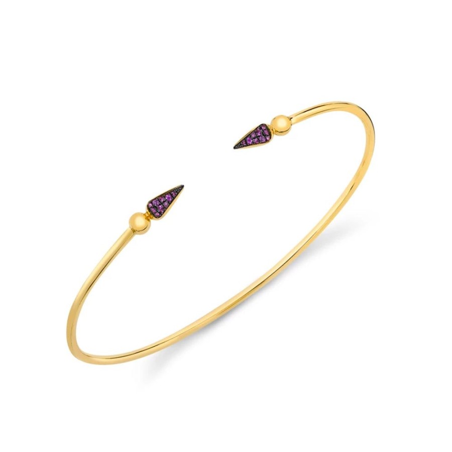 Fine Sarah Hendler Bangles | Pave Spear Shirley Bangle