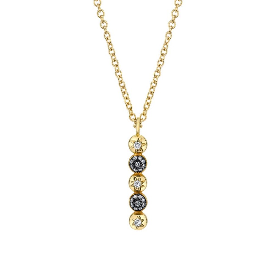 Fine Sarah Hendler Pendants | Large 4 Point Pendant Necklace - Diamond