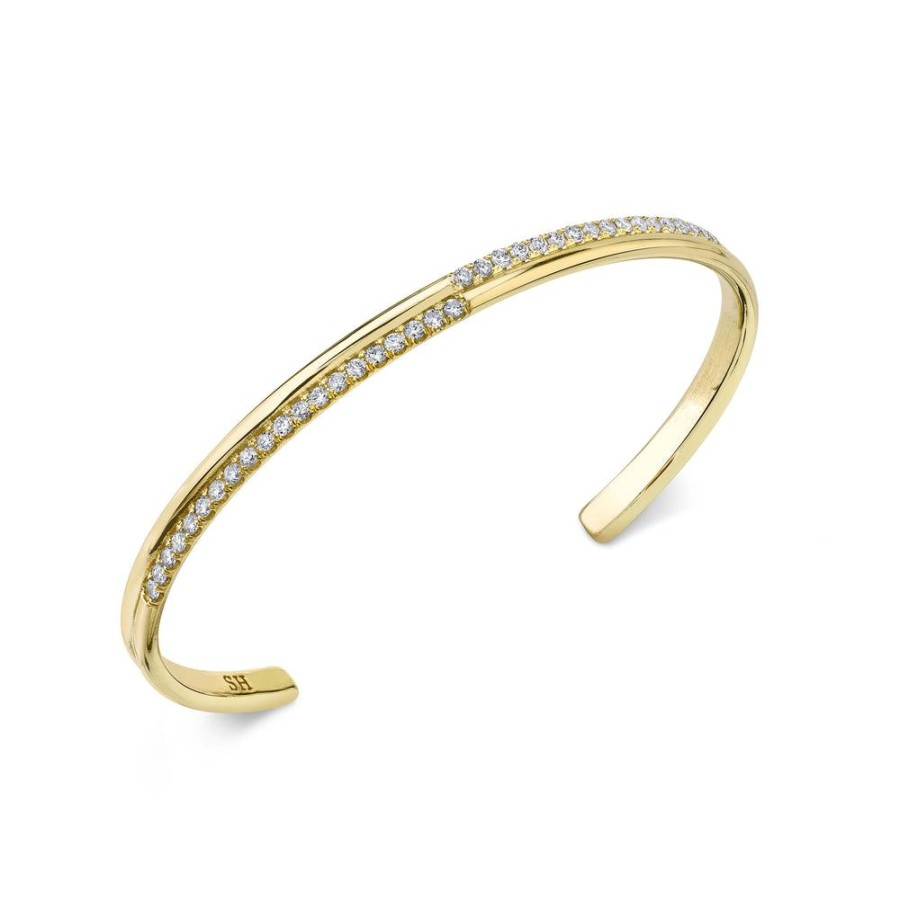 Bridal Sarah Hendler Cuffs | Crossroads Cuff - Diamond