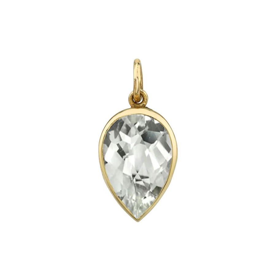 Bridal Sarah Hendler Charms | Bezel Set Pear Charm