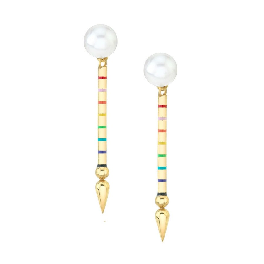 Fine Sarah Hendler Signature | Shirley Spear Pearl Earrings