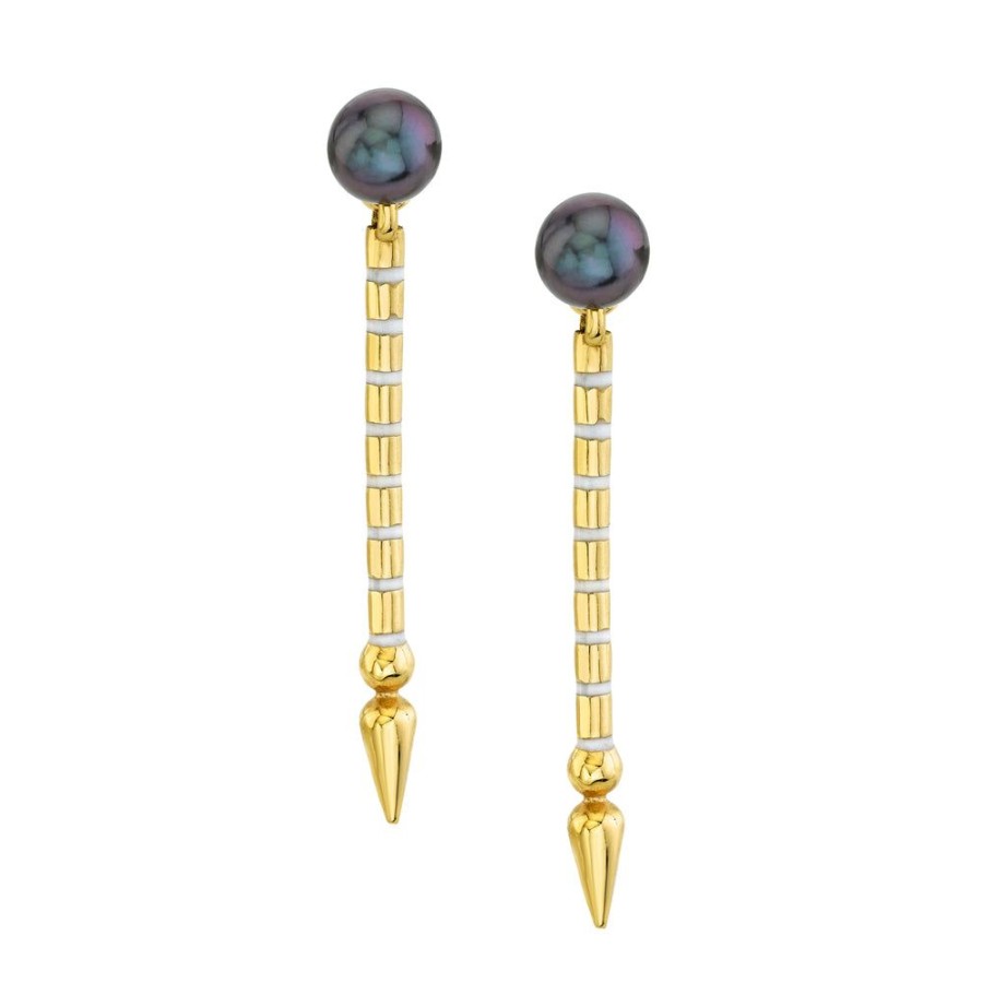 Fine Sarah Hendler Signature | Shirley Spear Pearl Earrings