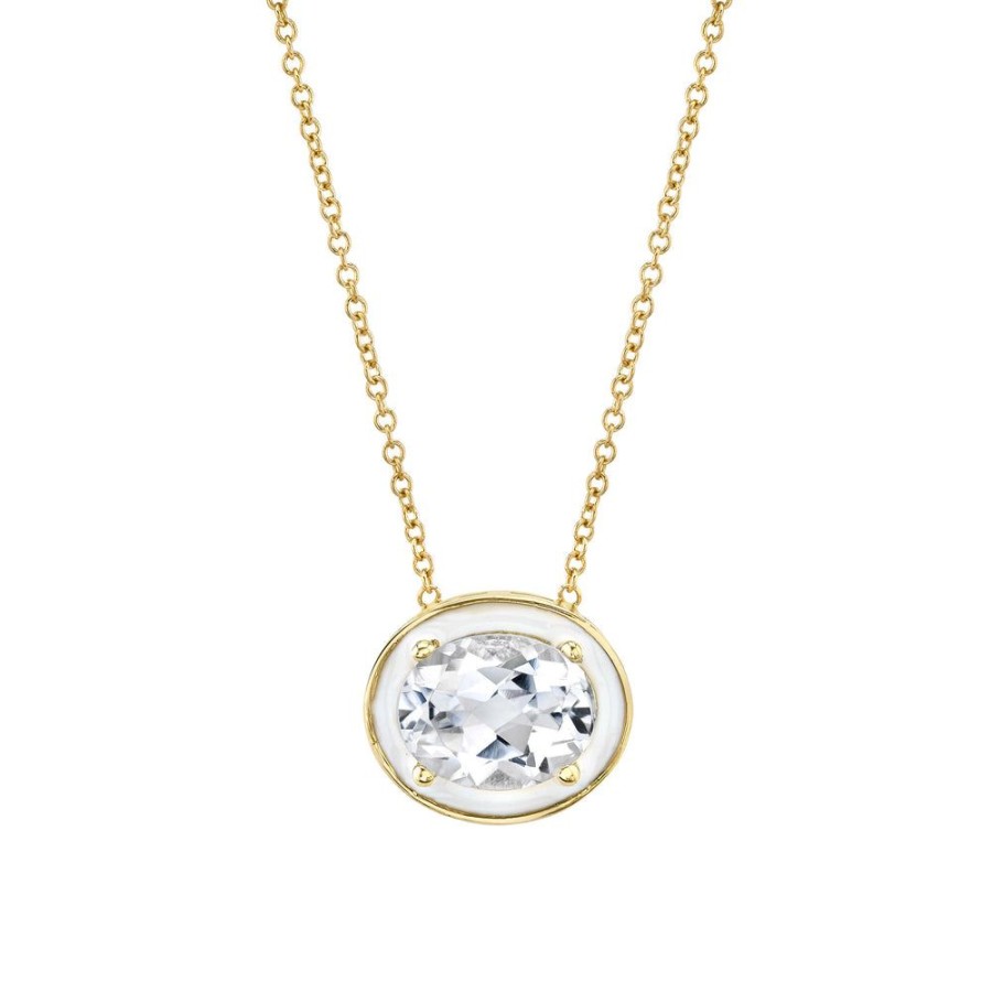 Bridal Sarah Hendler Pendants | Enamel Halo Pendant