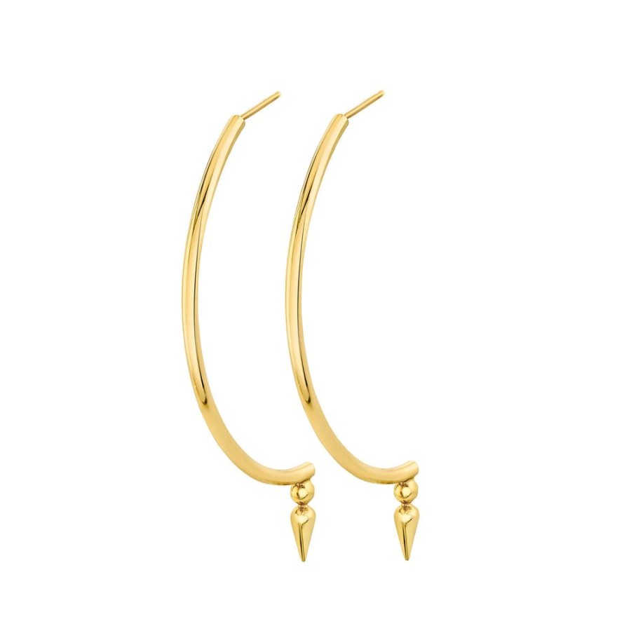 Fine Sarah Hendler Hoops | Shirley Spear Half Hoops