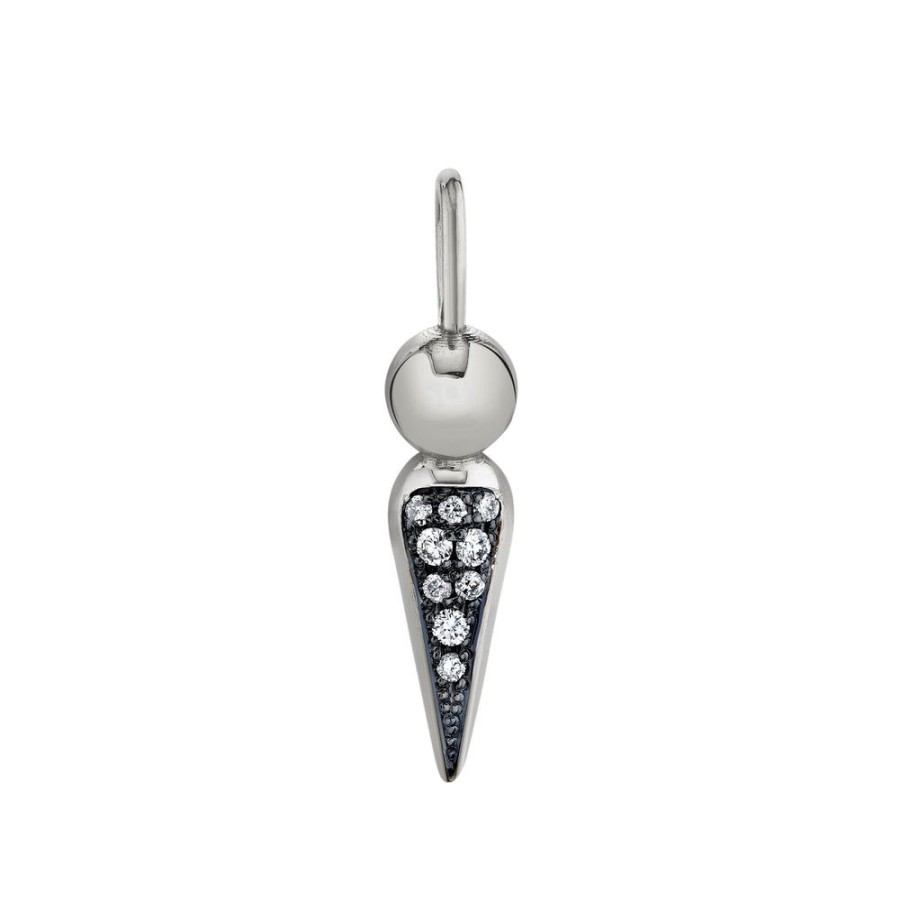 Fine Sarah Hendler Charms | Pave Tip Spear Charm - Diamond