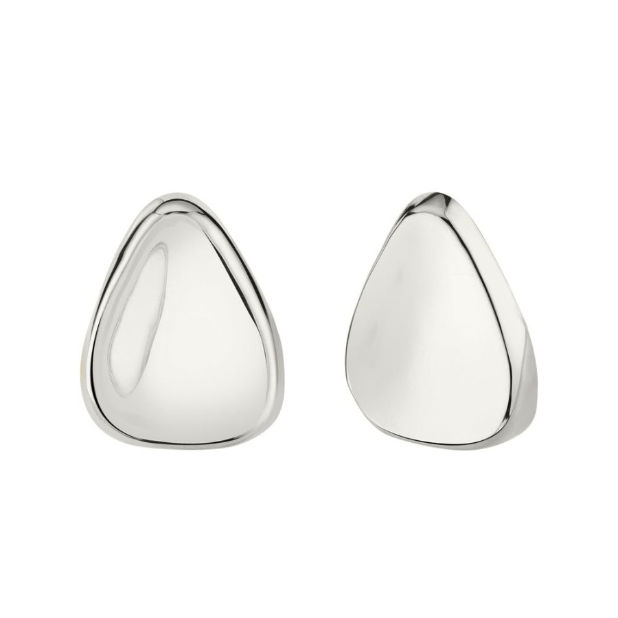 Estate Sarah Hendler Earrings | Triangle Earrings Sterling Silver