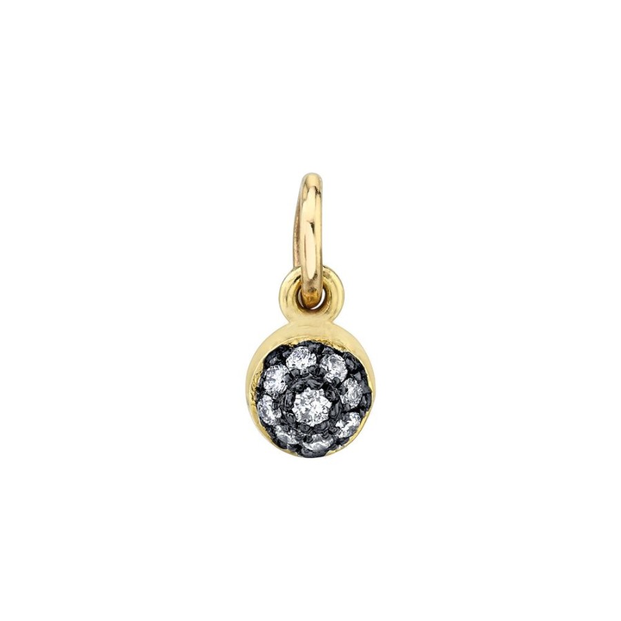 Fine Sarah Hendler Charms | Pave Ball Charm - Diamond