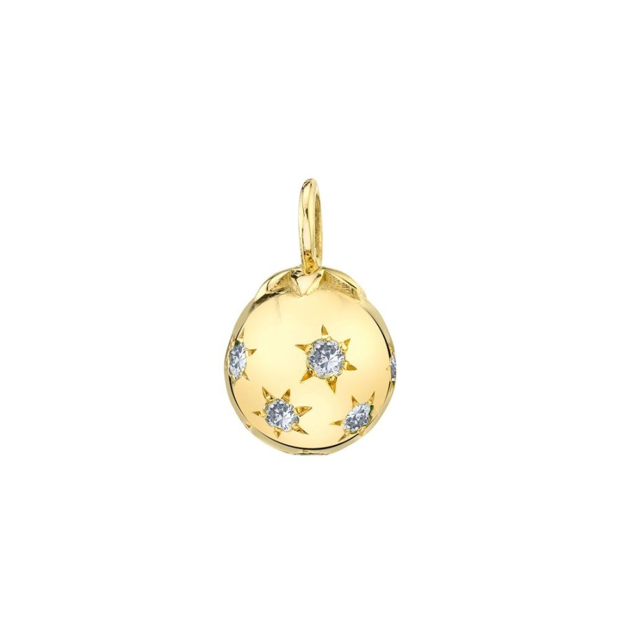 Fine Sarah Hendler Charms | Mini Ethel Ball Charm - Diamond