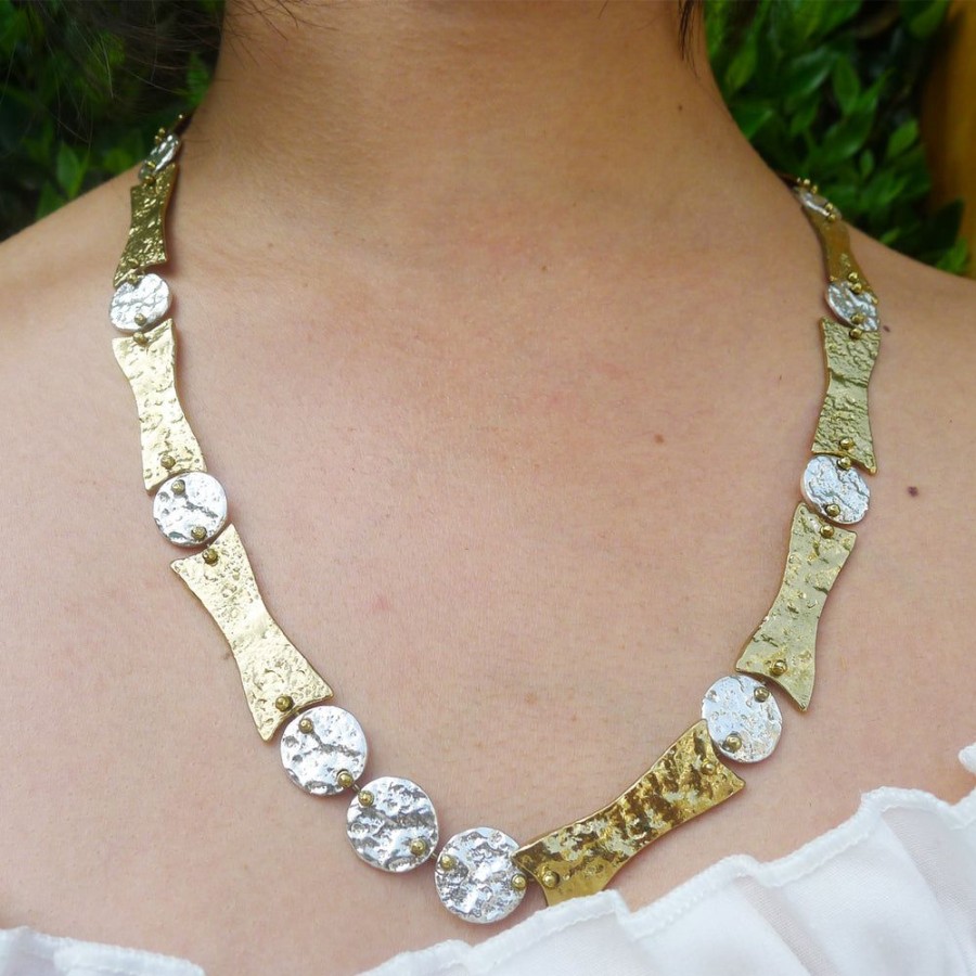 Estate Sarah Hendler Necklaces | Two-Tone Anne Dick Necklace